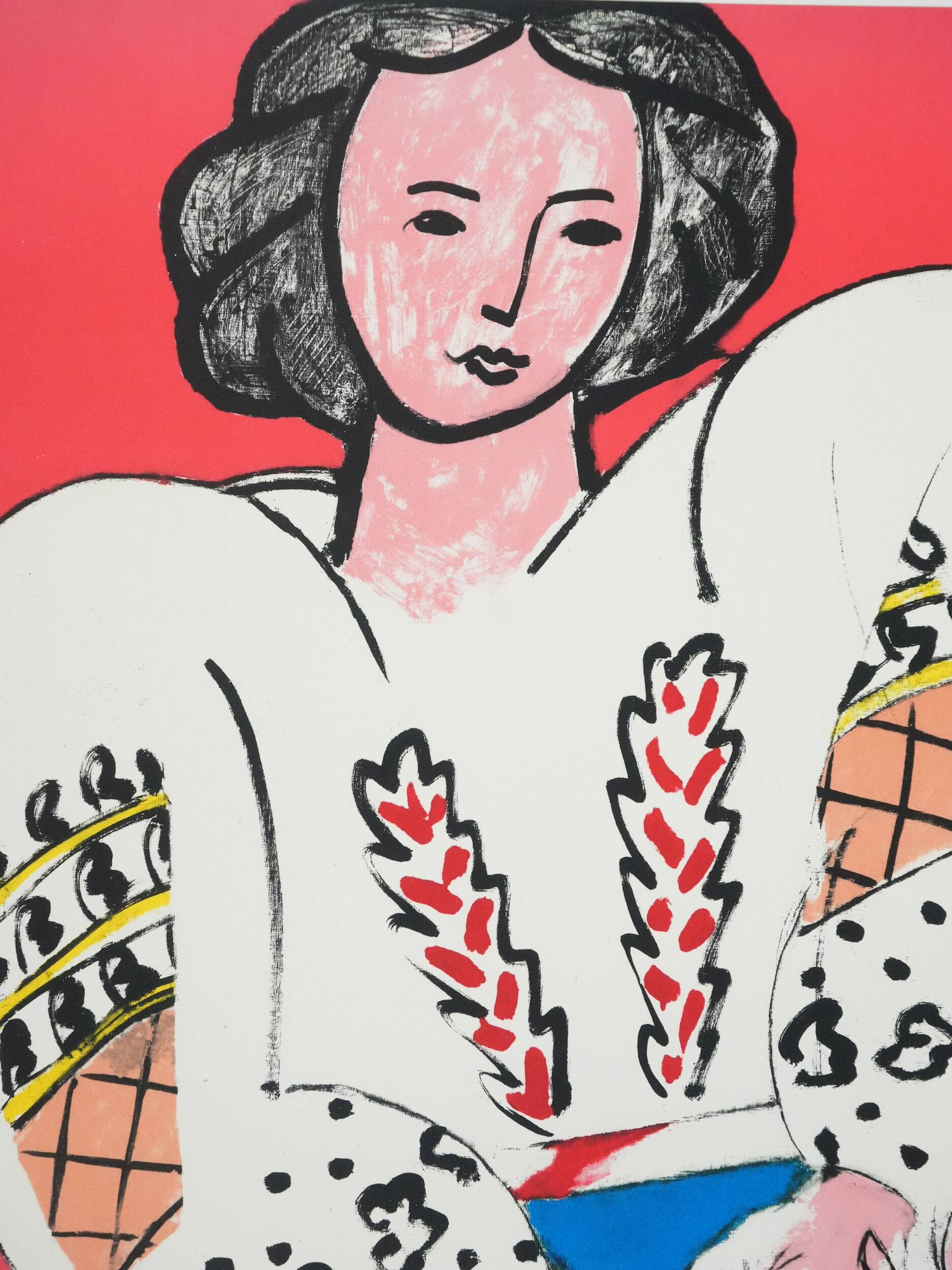 Henri matisse: the romanian blouse, signed lithograph