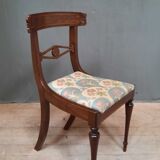 Series of 4 mahogany chairs