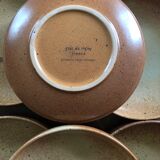 Rigny stoneware dessert or appetizer plates