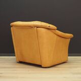 Ensemble de salon cognac, design danois, années 1970, fabricant : Skalma Møbelfab