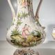 Pair of vases, Marseille earthenware factory, Joseph Gaspard Robert