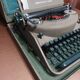 Machine à écrire remington noiseless vert armée made in france années 50
