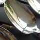 Set of 19 cutlery forks spoons large and small louche silver metal