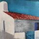 French oil painting, signed CD, 2002