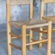 Chaises de salle à manger style Perriand
