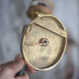 Bronze wall light Lucien Gau vintage, wall sconce, vintage hand sconce.