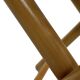 tabouret de table d'appoint vintage style thonet sangles