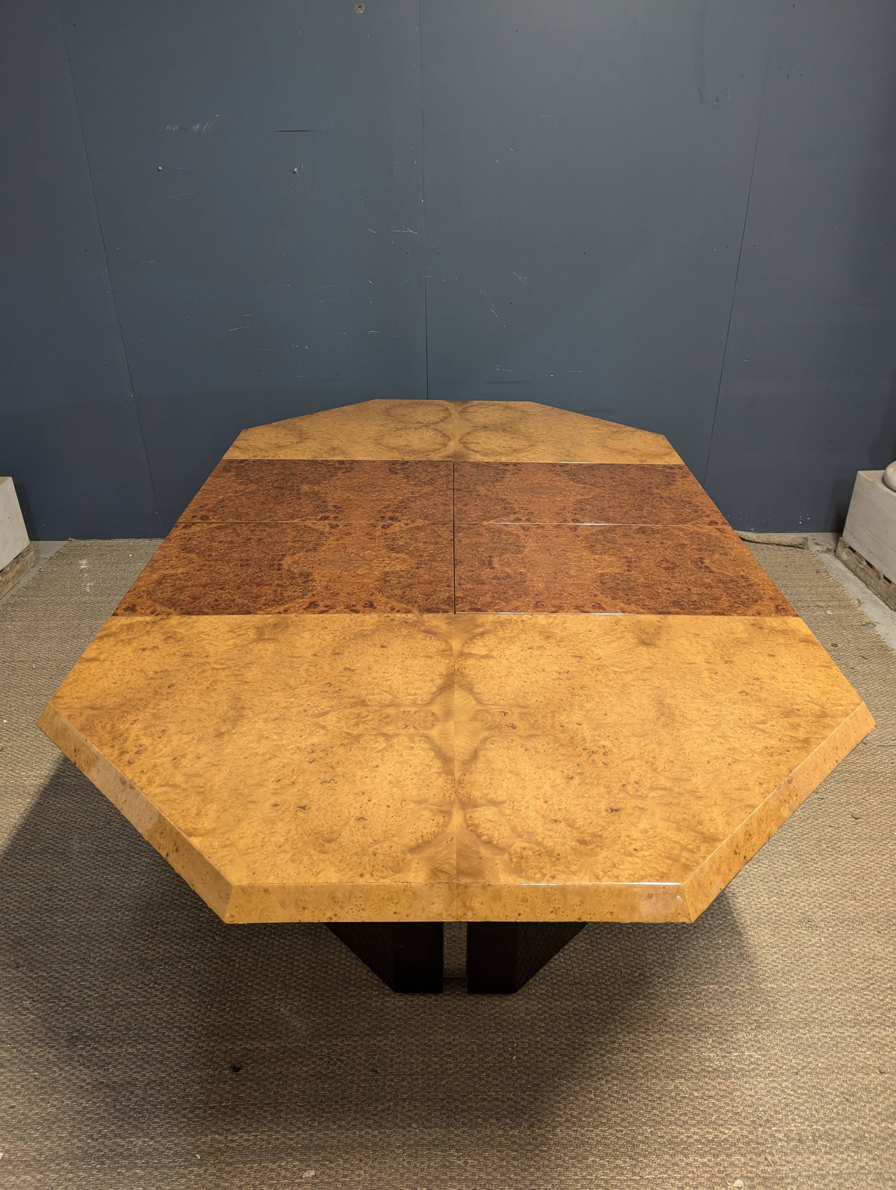 Elm burl table by Jean-Claude Mahey