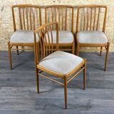 Set of 4 dining chairs 60s 70s