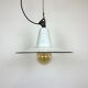 Industrial White Enamel Factory Pendant Lamp, 1960s