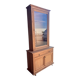Raw wood gun cabinet