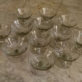 12 champagne glasses