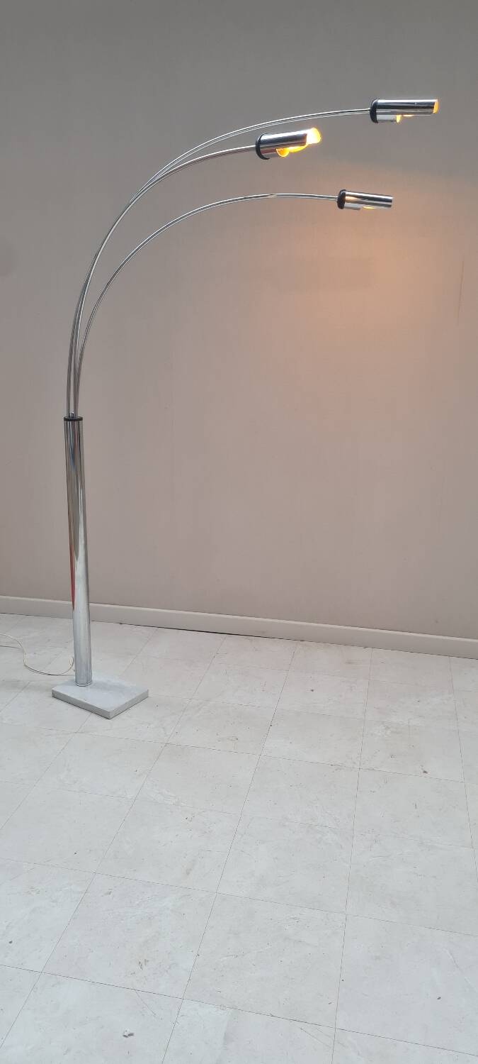 Lily of the valley floor lamp by Goffredo Reggiani 1970