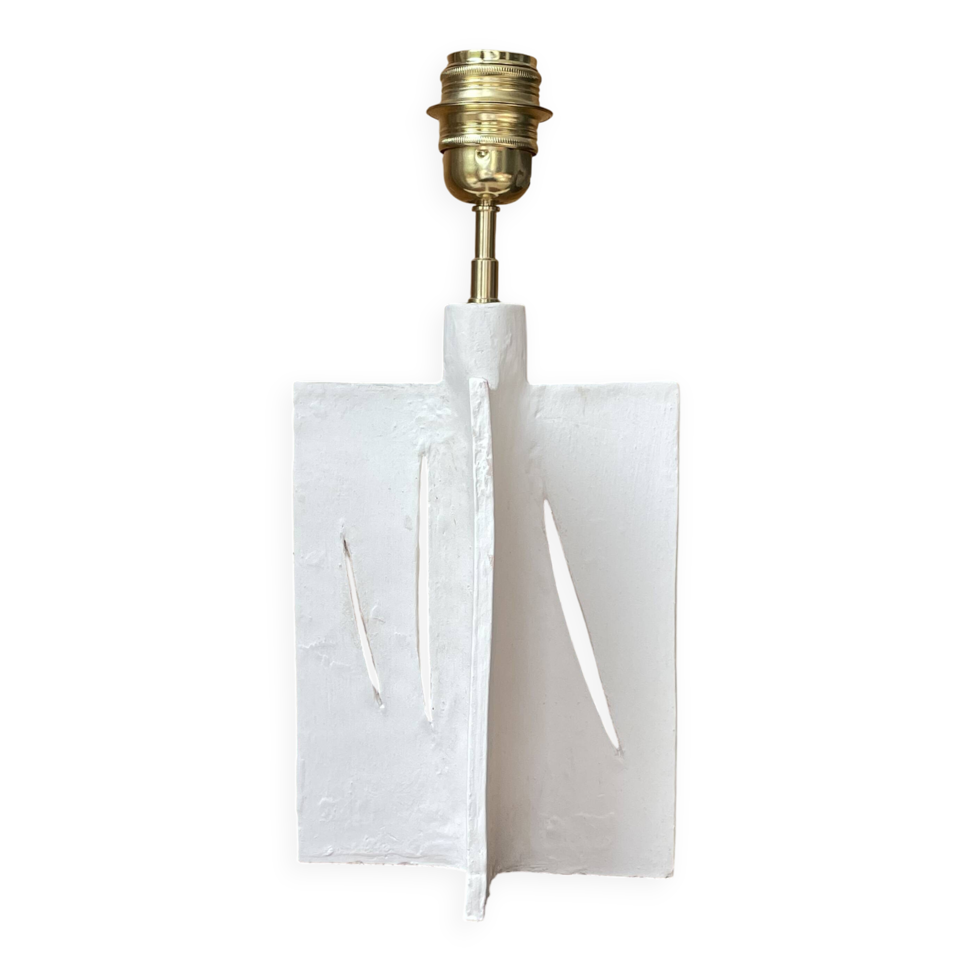 French contemporary ceramic lamp, "L 04" by Renzo Maar