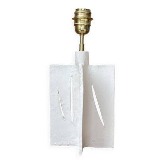 French contemporary ceramic lamp, "L 04" by Renzo Maar