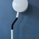 Vintage Hala white metal space age floor lamp