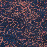 Hand-knotted persian vintage 1970s 190 cm x 275 cm blue wool carpet