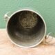 Art deco champagne bucket in silver metal