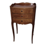 Louis XV style bedside table in cherry wood
