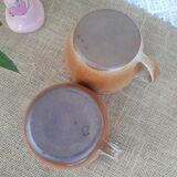 Two Montgolfier sandstone cups France