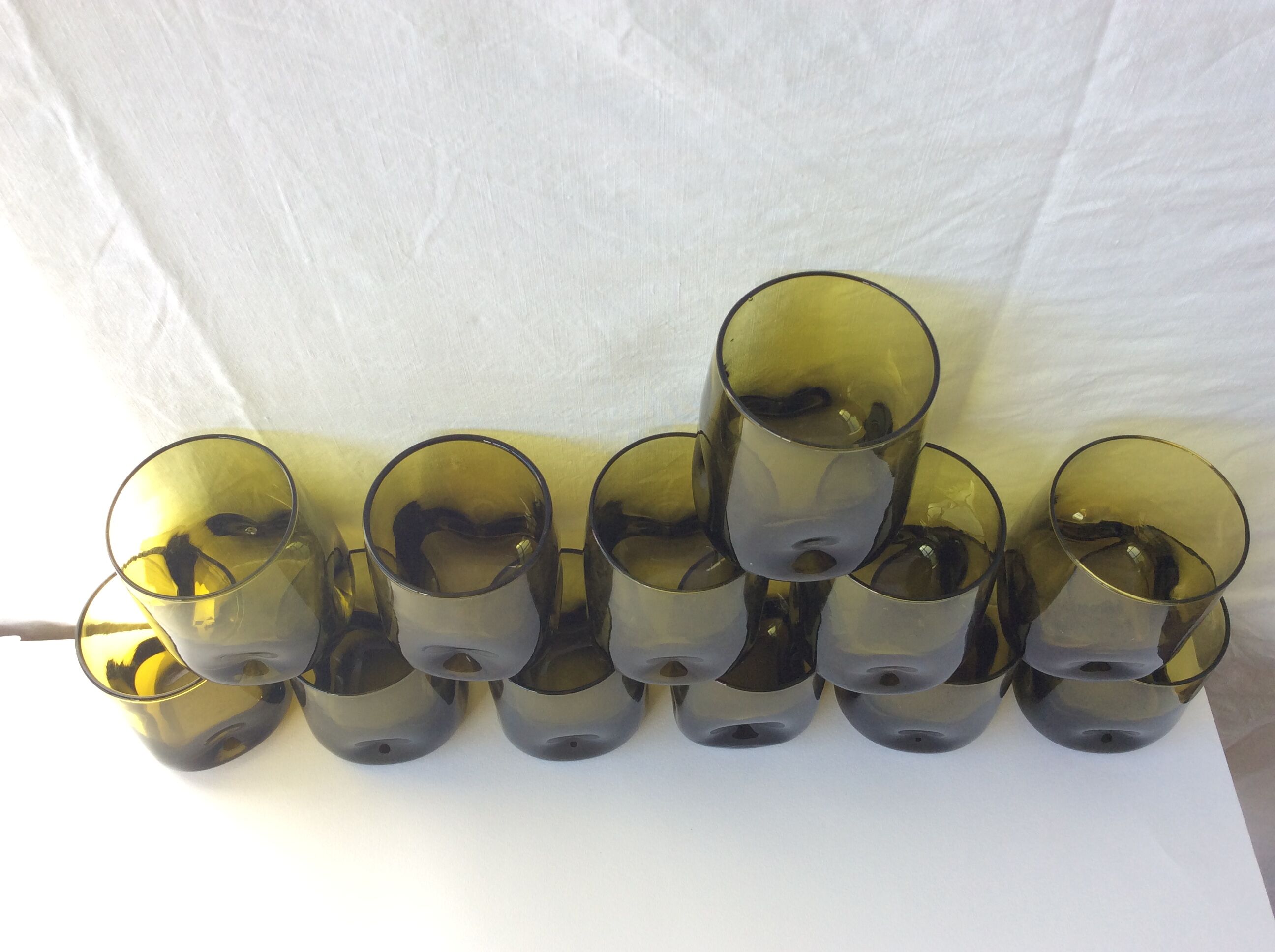 Set of 12 vintage glasses