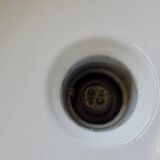 Pendant lamp industrial workshop lampshade in vintage black enameled metal