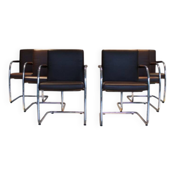 Set of 6 Visasoft chairs by Antonio Citterio and Glen Oliver for Vitra.
