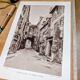 Montluçon, Allier, photo print from 1942.
