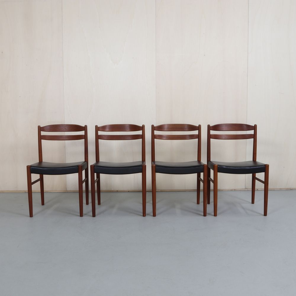 Vintage dining chairs by Carl Ekström, 1960s, set of 4