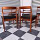 Set of 6 Henning Kjaernulf chairs in rosewood.