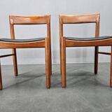 Set of Two Midcentury Rare Dining Chairs Bramin, Denmark, 1960s