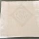 Antique linen, tablecloth, central monogram SR