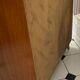 Vintage shoe cabinet with compass legs