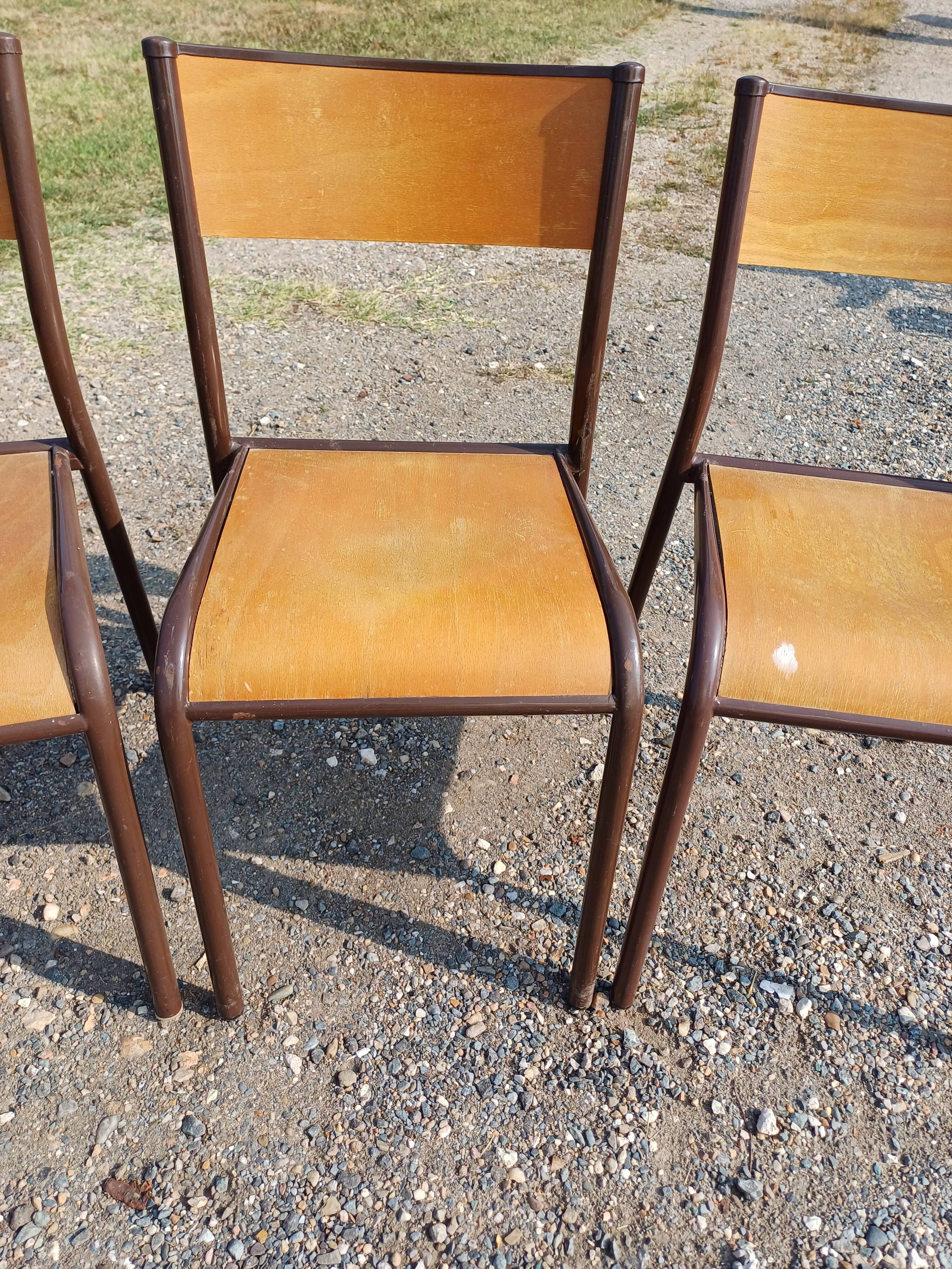 10 Vintage Canteen Chairs