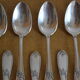 12 tablespoons metal argente orfevre frionnet francois