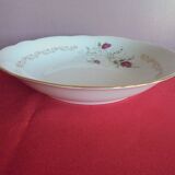 Plat de service rond creux porcelaine chauvigny