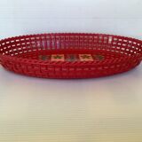 Red oval basket
