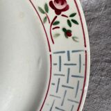 Flat plates Sarreguemines model Christiane