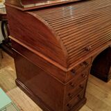 Holland & Sons stamped cylinder desk