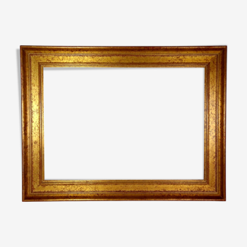 Golden wood frame gold leaf 71x54 foliage 58x41 cm good occasion SB175