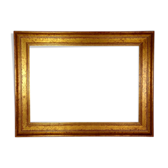 Golden wood frame gold leaf 71x54 foliage 58x41 cm good occasion SB175