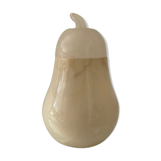 Empty pear pocket in alabaster 70s