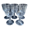 5 baccarat water glasses – art nouveau