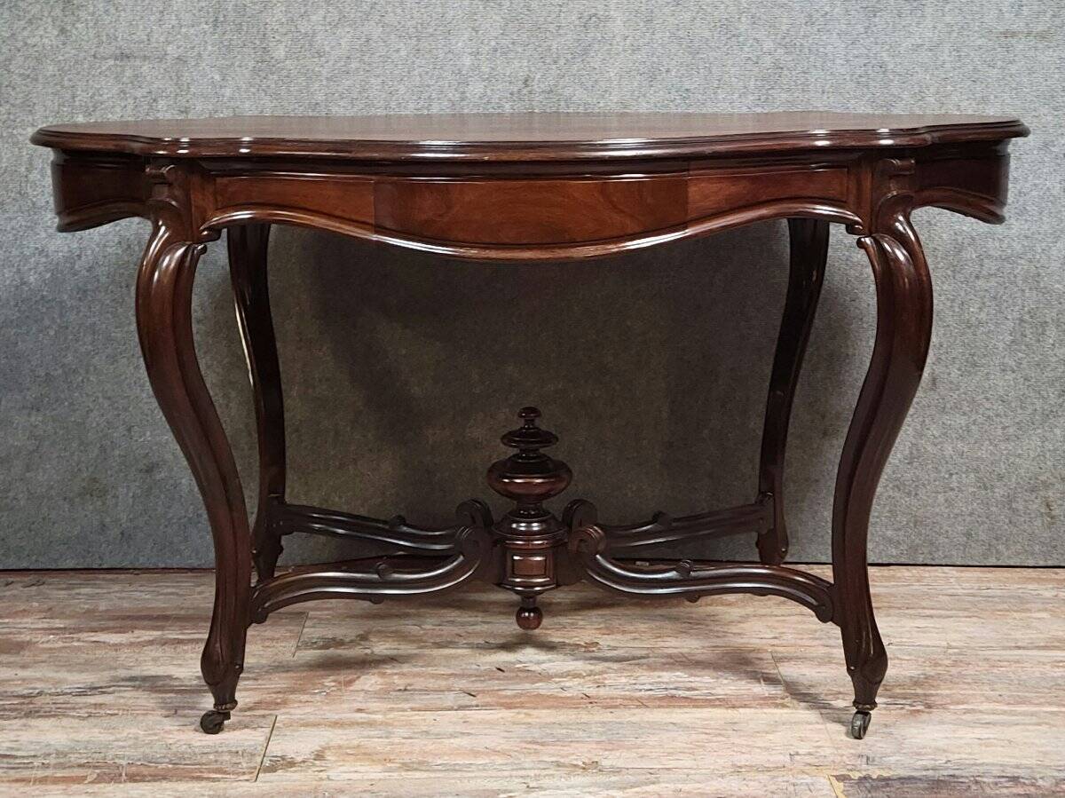 Gueridon Parisien dit "Violoné"époque Napoléon III en acajou