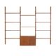 Teak modular shelving unit, Danish design, 1960s, made in Denmark