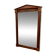 Large antique mirror in solid wood and bronze – Empire style