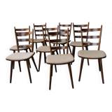 Set of 8 Hiller bistro chairs