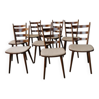 Set of 8 Hiller bistro chairs