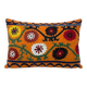 Vintage embroidered cushion cover 46x66 cm