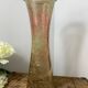 Grand vase en verre craquelé